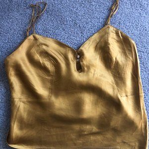 Gold 100% Silk Pajama Set